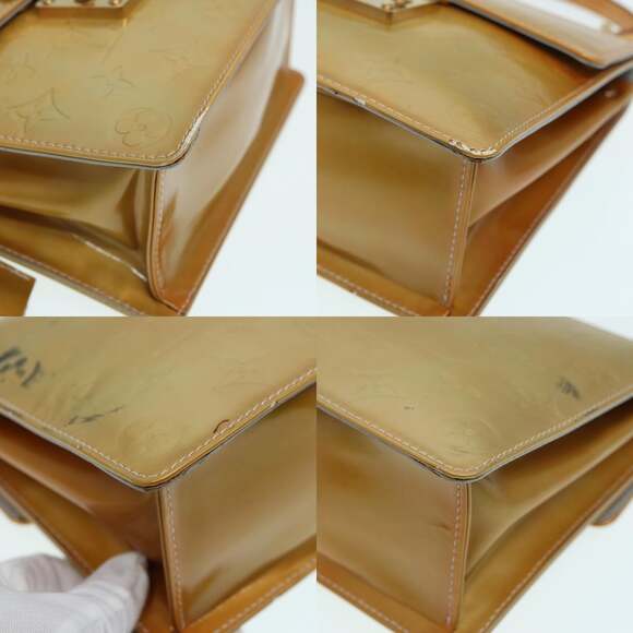 LOUIS VUITTON Monogram Vernis Spring Street Hand Bag Gris M91029 - Picture 10 of 12